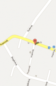 Find vej via Google maps
